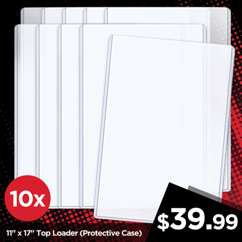 11" X 17" TOPLOADER (10 PER PACK)