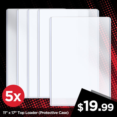 11" X 17" TOPLOADER (5 PER PACK)