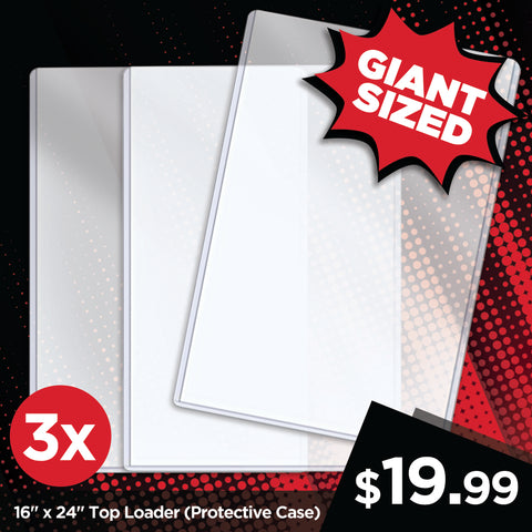 16" X 24" TOPLOADER (3 PER PACK)