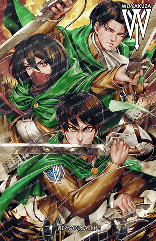 Titan Slaying Trio - Wizyakuza.com
