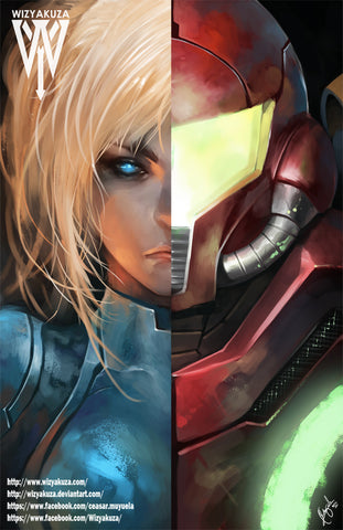 Woman in Armor Split - Wizyakuza.com