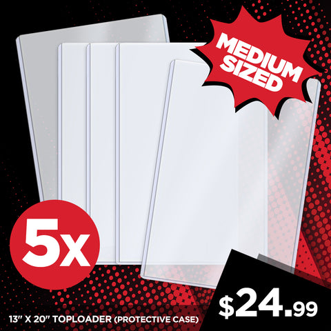 13" X 20" TOPLOADER (5 PER PACK)