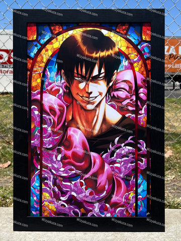 Stained Glass Toji Fushiguro