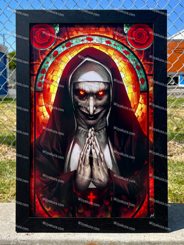 Stained Glass Nun