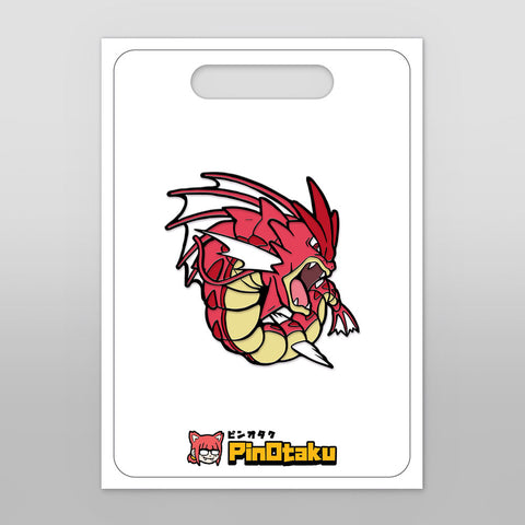 Mega Red Riptide Serpent [Enamel Pin]