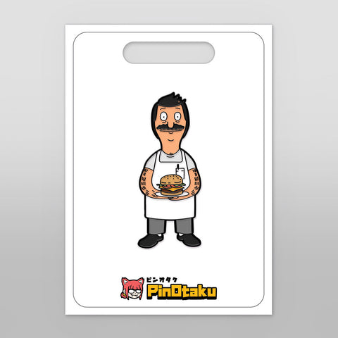 Burger Dad [Enamel Pin]