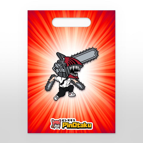 Chainsaw Gremlin [Enamel Pin]