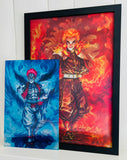 3D Transition [Blazing Demonic Showdown] Lenticular Print [GIANT SIZED]