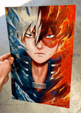 3D Triple Transition [Family of Fire] Lenticular Print - Wizyakuza.com
