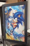 3D Triple Transition [Sprinting Speedsters] Lenticular Print - Wizyakuza.com