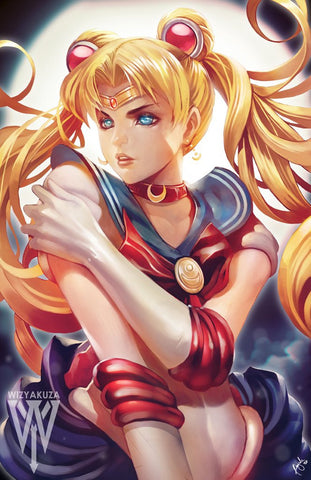 3D Depth [Princess of the Moon] Lenticular Print - Wizyakuza.com